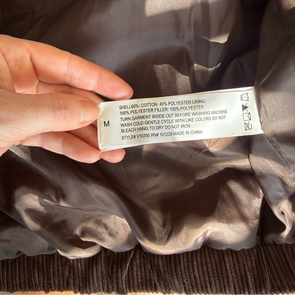 Ashley By 26 International Brown Corduroy Jacket - Picture 7 of 8